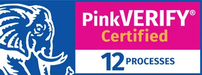 PinkVERIFY Certified — 12 Processes